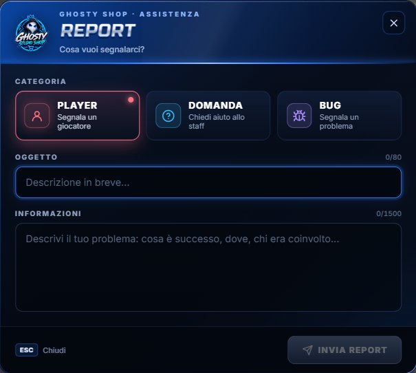 Sistema report custom